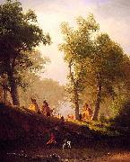 The Wolf River, Kansas Albert Bierstadt